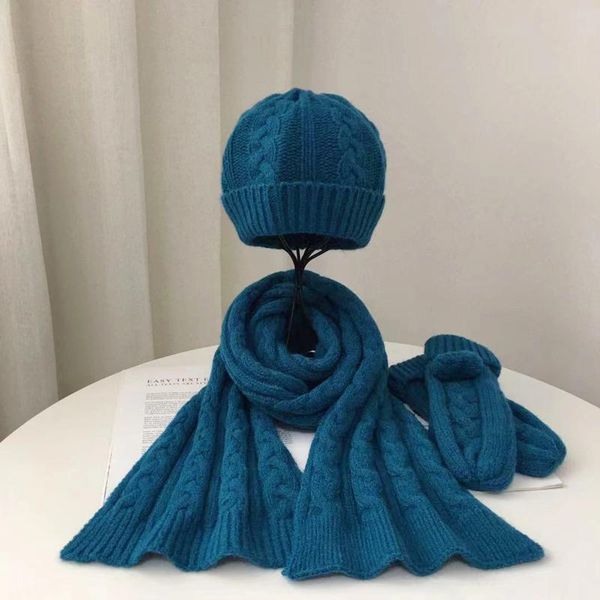 hats, scarves & gloves sets winter stretchy knitted hat scarf set warm woolen blended skullies beanie caps bonnet cap long for women men, Blue;gray
hats, scarves & gloves sets winter stretchy knitted hat scarf set warm woolen blended skullies beanie caps bonnet cap long for women men, Blue;gray