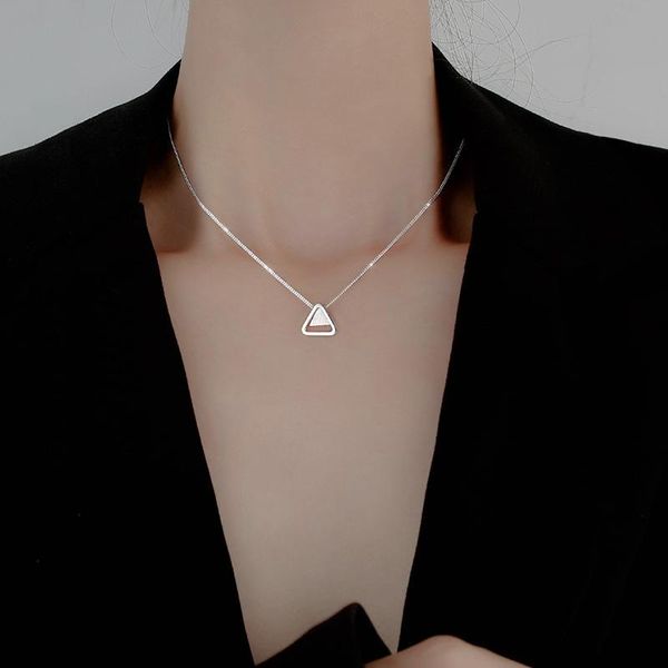 sterling silver light luxury triangle necklace female simple temperament advanced clavicle chain ladies jewelry pendant necklaces
sterling silver light luxury triangle necklace female simple temperament advanced clavicle chain ladies jewelry pendant necklaces