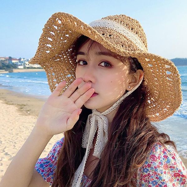 wide brim hats summer for women flower garland beach cap hat packable crochet floppy sun ladies straw, Blue;gray
wide brim hats summer for women flower garland beach cap hat packable crochet floppy sun ladies straw, Blue;gray