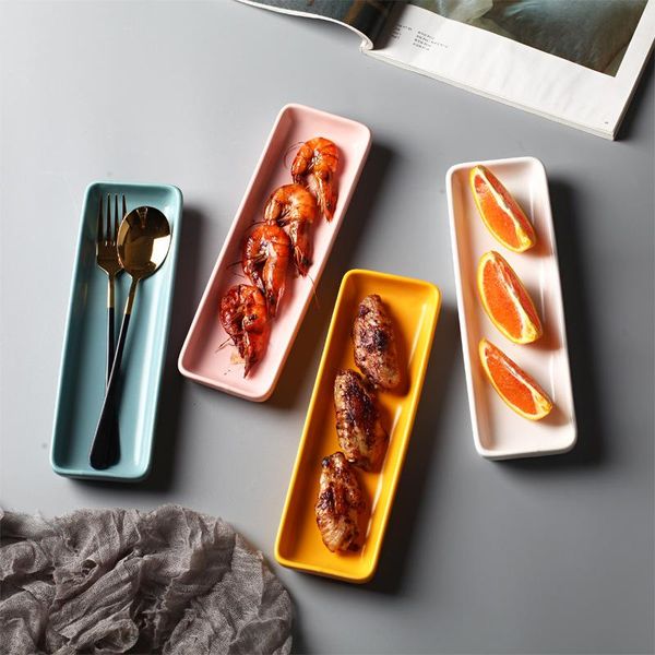 dishes & plates nordic ceramic rectangular sushi long plate dessert cake snack pastry western salmon sashimi grilled chicken wings
dishes & plates nordic ceramic rectangular sushi long plate dessert cake snack pastry western salmon sashimi grilled chicken wings