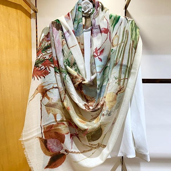 scarves oil painting series 100% cashmere scarf women pashmina female autumn winter wool all-match art ring long shawl, Blue;gray
scarves oil painting series 100% cashmere scarf women pashmina female autumn winter wool all-match art ring long shawl, Blue;gray