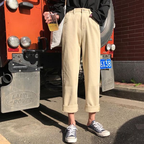 women's jeans spring/autumn high waist cotton elastic denim fashion casual slim buttons pocket ankle-length pants, Blue
women's jeans spring/autumn high waist cotton elastic denim fashion casual slim buttons pocket ankle-length pants, Blue