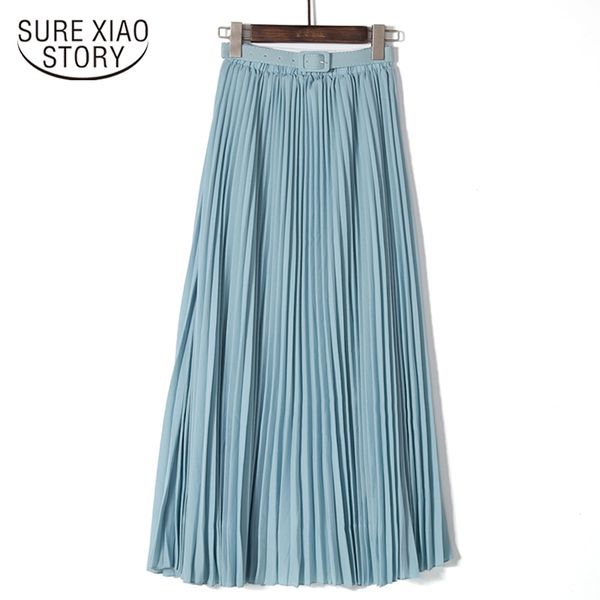 maxi skirts women summer high pleated chiffon casual elasticity waist solid skirt vintage jupe femme 8749 50 210415, Black
maxi skirts women summer high pleated chiffon casual elasticity waist solid skirt vintage jupe femme 8749 50 210415, Black