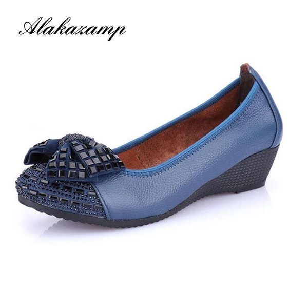 dress shoes brand 2021 fashion women wedge genuine leather round toe high heels pumps woman mom gift for mother ak135, Black
dress shoes brand 2021 fashion women wedge genuine leather round toe high heels pumps woman mom gift for mother ak135, Black