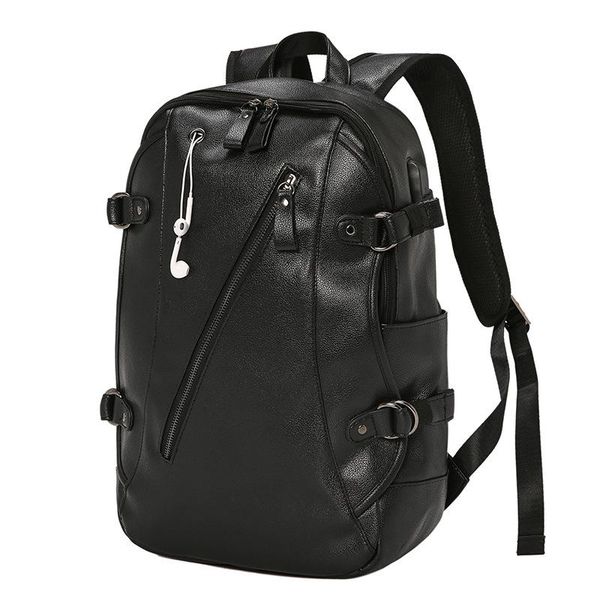 backpack men pu leather black lapwaterproof usb charging lightness back bags boy girl travel school outdoor bagpacks man
backpack men pu leather black lapwaterproof usb charging lightness back bags boy girl travel school outdoor bagpacks man