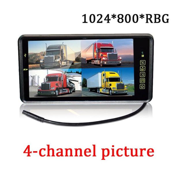 car video 9-inch rearview mirror split display hd group 1024*800 monitor 4 channel screen av interface remote control audio input
car video 9-inch rearview mirror split display hd group 1024*800 monitor 4 channel screen av interface remote control audio input