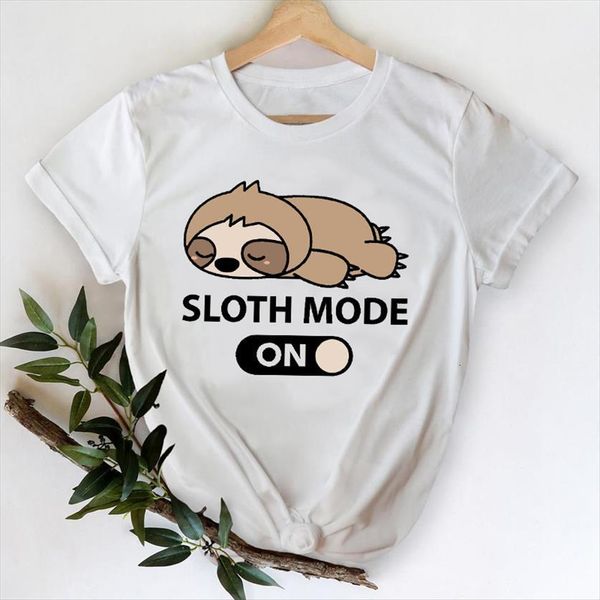 cartoon lazy sloth fashion cute women t shirts printing spring summer lady print graphic female tee shirt, White
cartoon lazy sloth fashion cute women t shirts printing spring summer lady print graphic female tee shirt, White