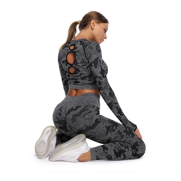 women's t-shirt camo seamless shirt high waist booty sport legging women 2nd edition female scrunch long sleeve gym compression shirts, White
women's t-shirt camo seamless shirt high waist booty sport legging women 2nd edition female scrunch long sleeve gym compression shirts, White