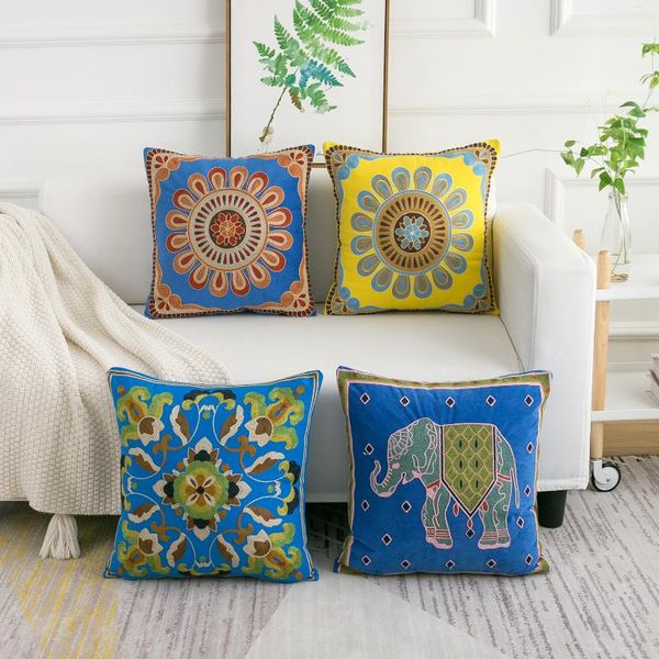 cushion/decorative pillow velvet cushion colored flowers elephant geometric circle square embroidery cover 45x45cm home decor
cushion/decorative pillow velvet cushion colored flowers elephant geometric circle square embroidery cover 45x45cm home decor