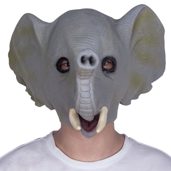 costume accessories lifelike elephant party mask zoo theme dress up headgear halloween fancy dress party animal props, Silver
costume accessories lifelike elephant party mask zoo theme dress up headgear halloween fancy dress party animal props, Silver