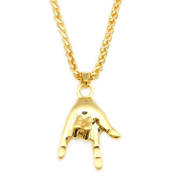 pendant necklaces shellhard rock hand gesture necklace i love you punk rock&roll chain fashion hip hop jewelry, Silver
pendant necklaces shellhard rock hand gesture necklace i love you punk rock&roll chain fashion hip hop jewelry, Silver