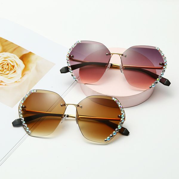 sunglasses 2021 vintage round women men 2021 fashion rimless glasses retro pink gradient sun uv400 shades oculos, White;black
sunglasses 2021 vintage round women men 2021 fashion rimless glasses retro pink gradient sun uv400 shades oculos, White;black