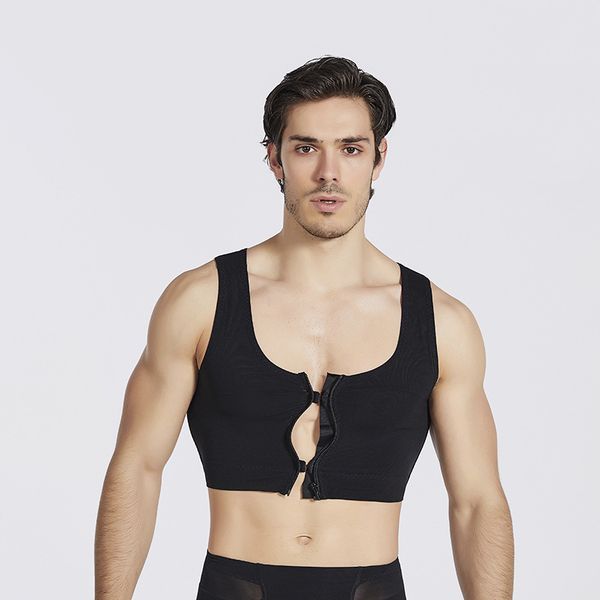 men body shaper slimming chest gynecomastia underwear straight back vest, Black;brown
men body shaper slimming chest gynecomastia underwear straight back vest, Black;brown