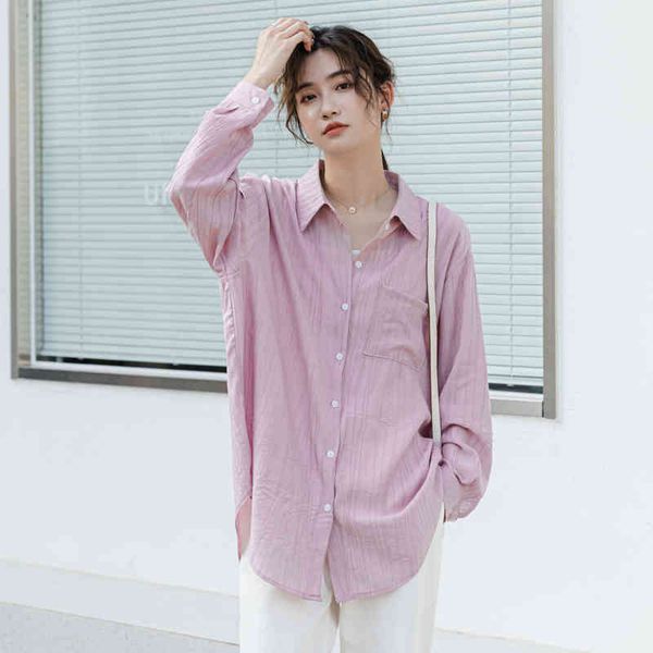 women button up shirt solid polo-neck chiffon shirts for female long sleeve blouse teenage girls summer blouses 210427, White
women button up shirt solid polo-neck chiffon shirts for female long sleeve blouse teenage girls summer blouses 210427, White
