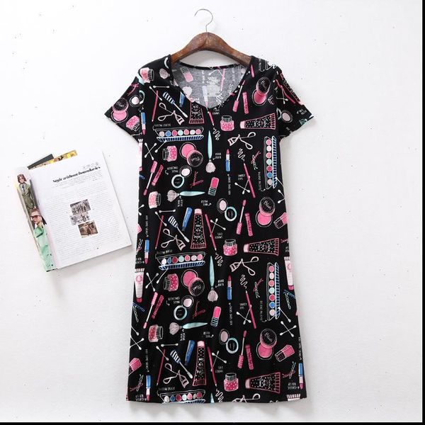summer casual loosen black nighty womens sleepwears dress 100% cotton nightgown short sleeve round collar sleepshirt xxxl, Black;red
summer casual loosen black nighty womens sleepwears dress 100% cotton nightgown short sleeve round collar sleepshirt xxxl, Black;red