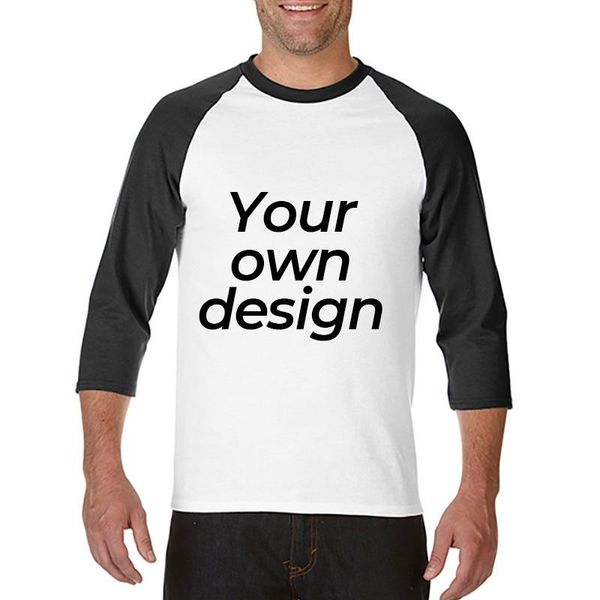 men's t-shirts 2021 brand men cotton three quarter tshirts man customized printing picture/design your company casual t-shirt, White;black
men's t-shirts 2021 brand men cotton three quarter tshirts man customized printing picture/design your company casual t-shirt, White;black