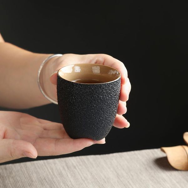 black crockery ceramic teacup porcelain tea cup household chinese 150ml cups & saucers
black crockery ceramic teacup porcelain tea cup household chinese 150ml cups & saucers