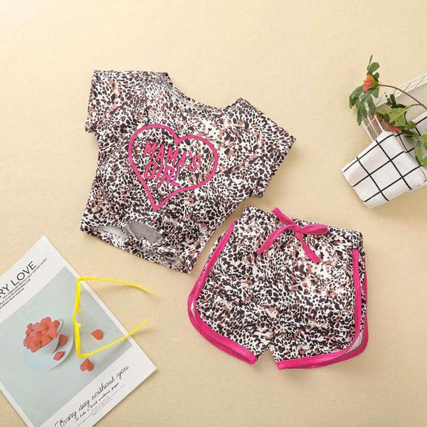 clothing sets baby girl clothes pour enfants roupa infantiltoddler girls short sleeve leopard two piece set filles, White
clothing sets baby girl clothes pour enfants roupa infantiltoddler girls short sleeve leopard two piece set filles, White