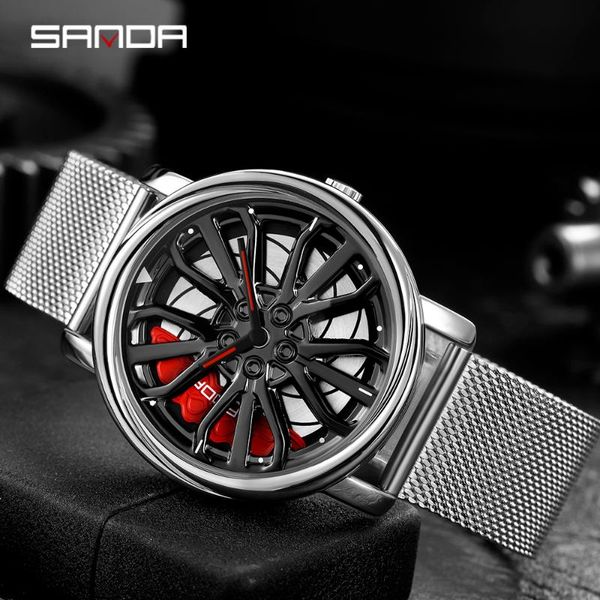 wristwatches sanda trendy brand recommendation unique men watch 360° rotating dial wheel watches waterproof quartz clock gifts montre homme, Slivery;brown
wristwatches sanda trendy brand recommendation unique men watch 360° rotating dial wheel watches waterproof quartz clock gifts montre homme, Slivery;brown