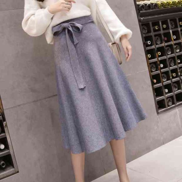 skirts autumn elegant bowknot cashmere blend knitted flared midi sashes skater knee length winter knit skirts sg2650, Black
skirts autumn elegant bowknot cashmere blend knitted flared midi sashes skater knee length winter knit skirts sg2650, Black