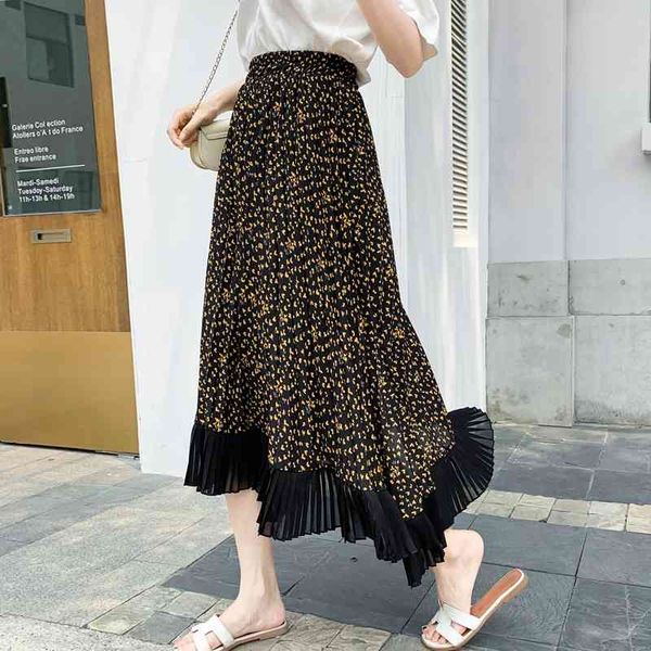 skirts floral women summer pleated korean style patchwork high waisted casual mid length chiffon skirt oy1g, Black
skirts floral women summer pleated korean style patchwork high waisted casual mid length chiffon skirt oy1g, Black