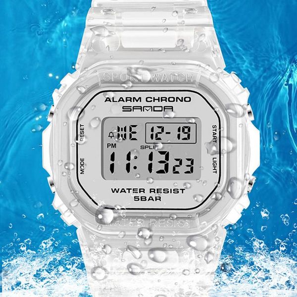 wristwatches fashion casual sport digital watch for women led electronic waterproof ladies clock female relogio feminino, Slivery;brown
wristwatches fashion casual sport digital watch for women led electronic waterproof ladies clock female relogio feminino, Slivery;brown