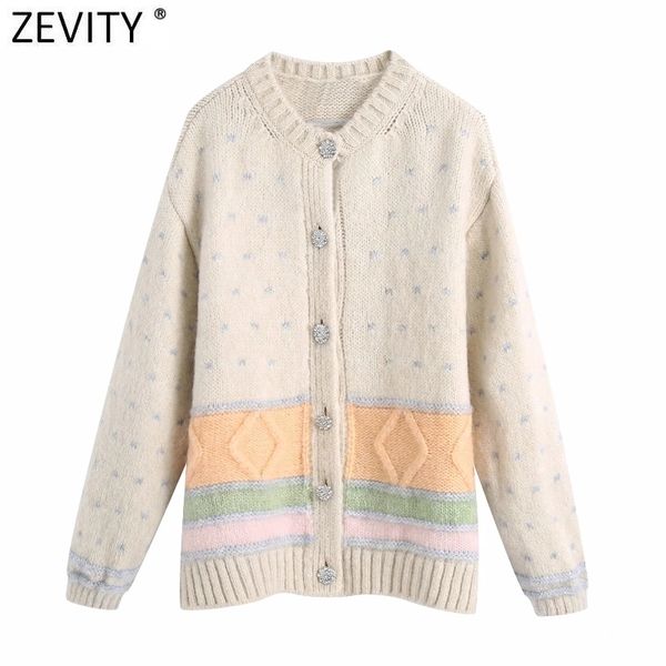 zevity women fashion diamond breasted crochet twist knitting sweater female chic long sleeve casual cardigans s668 210419, White;black
zevity women fashion diamond breasted crochet twist knitting sweater female chic long sleeve casual cardigans s668 210419, White;black