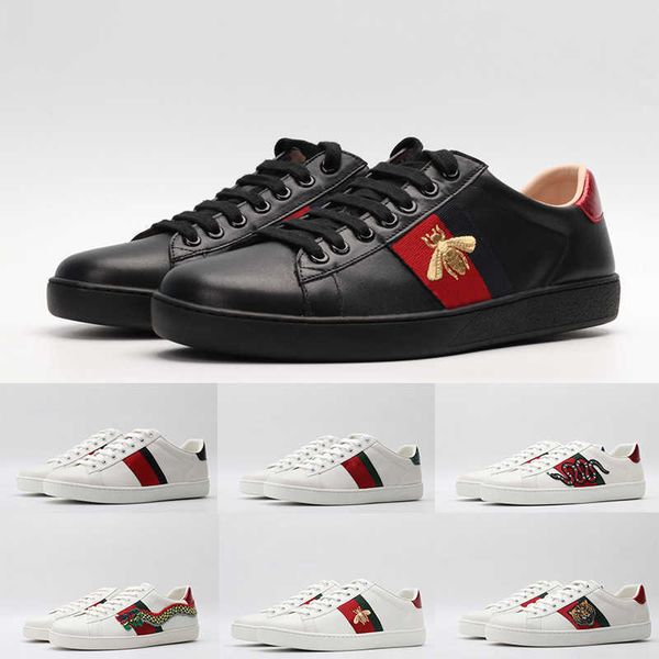 italy ace designer shoes men women luxury triple black white leather casual shoes vintage star stripe snake bee sneakers platform trainers
italy ace designer shoes men women luxury triple black white leather casual shoes vintage star stripe snake bee sneakers platform trainers