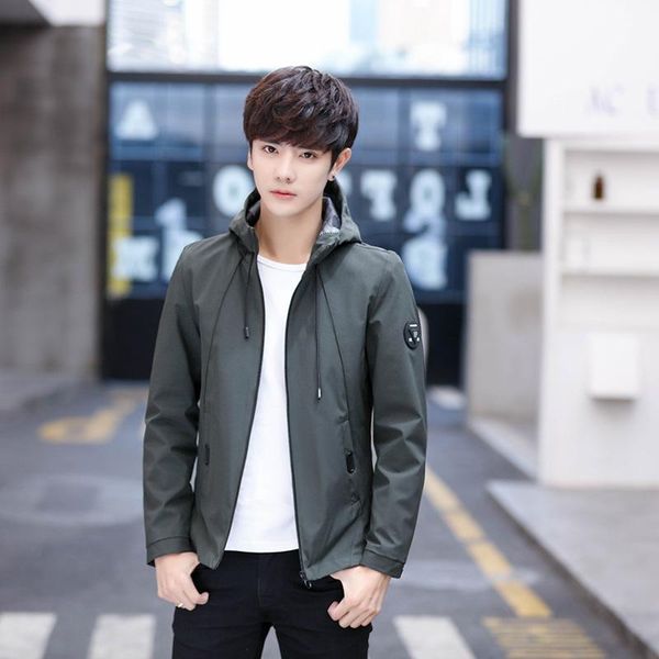 men's jackets men's coat thin section 2021 spring and autumn korean youth jacket trend clothes handsome, Black;brown
men's jackets men's coat thin section 2021 spring and autumn korean youth jacket trend clothes handsome, Black;brown