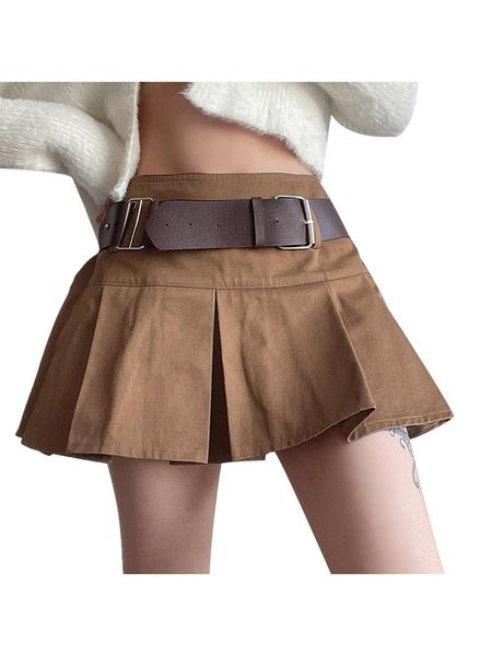 skirts women solid color pleated skirt with waistband, slim fit a-line high waist mini for summer, Black
skirts women solid color pleated skirt with waistband, slim fit a-line high waist mini for summer, Black