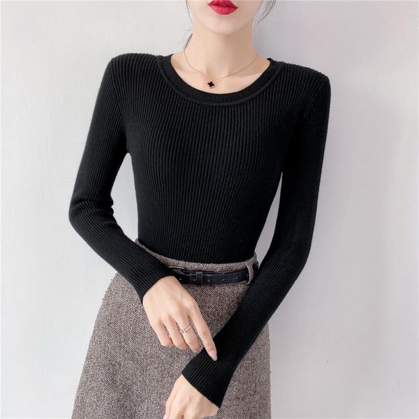 women's sweaters winter woman knitted sweater jersey pulls clothes women harajuku kawaii korean plus size fashion skinny, White;black
women's sweaters winter woman knitted sweater jersey pulls clothes women harajuku kawaii korean plus size fashion skinny, White;black