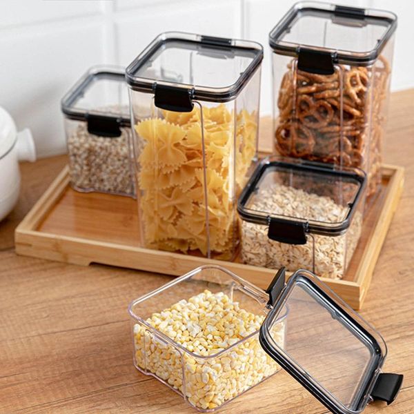 storage bottles & jars 460/700/1300/1800ml food container plastic kitchen refrigerator noodle box tank transparent sealed
storage bottles & jars 460/700/1300/1800ml food container plastic kitchen refrigerator noodle box tank transparent sealed