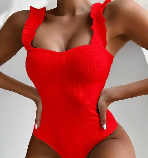 one-piece suits 2021 female swimsuit vintage one piece ruffled push up solid red swimwear women monokini padded bathing
one-piece suits 2021 female swimsuit vintage one piece ruffled push up solid red swimwear women monokini padded bathing