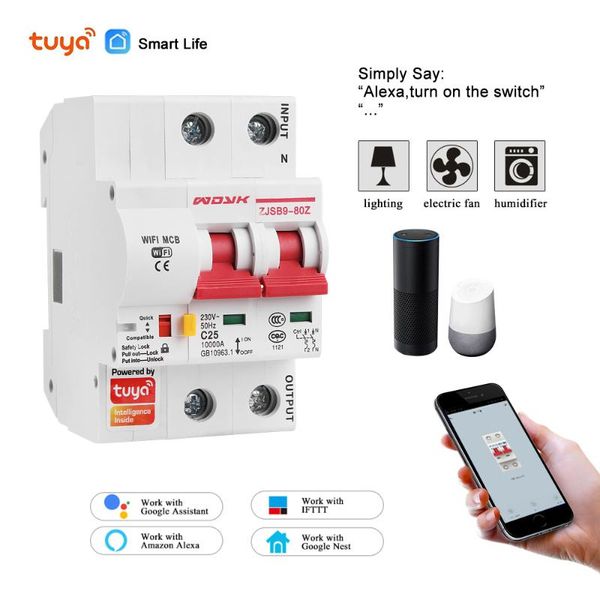 smart home control 220v life 2p wifi circuit breaker overload short protection with amazon alexa for
smart home control 220v life 2p wifi circuit breaker overload short protection with amazon alexa for
