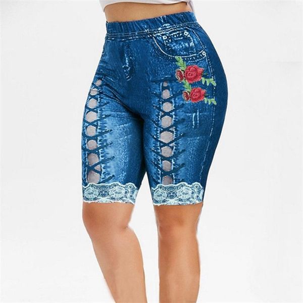 women's leggings floral print denim yo-ga pants women jeans high waist breeches capri super elastic jeggings plus size leggins #32, Black
women's leggings floral print denim yo-ga pants women jeans high waist breeches capri super elastic jeggings plus size leggins #32, Black