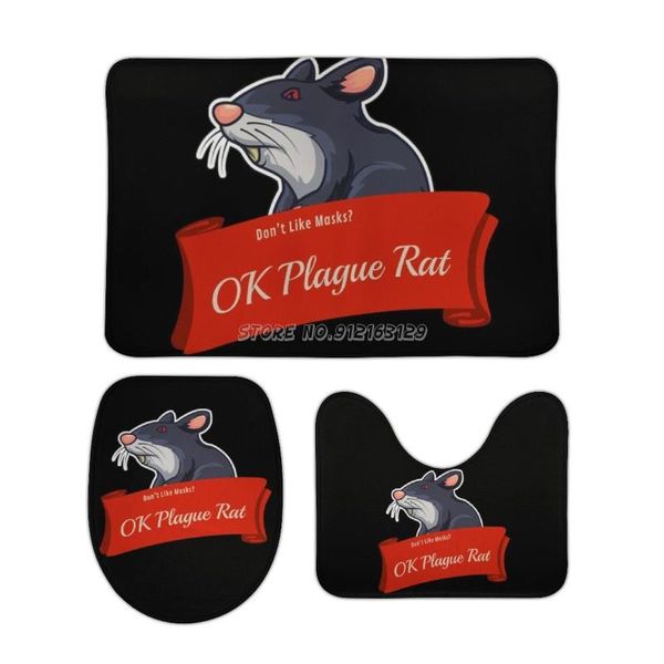 bath mats don't like masks ok plague rat 3pcs bathroom set rug non-slip mat coral velvet floor toilet room carpet
bath mats don't like masks ok plague rat 3pcs bathroom set rug non-slip mat coral velvet floor toilet room carpet
