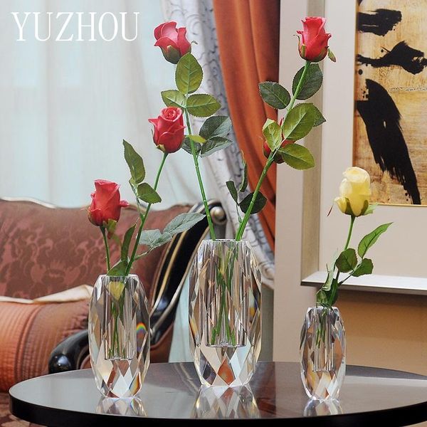 vases european crystal glass flower vase desk table home decoration fresh ornaments(gift box packing)
vases european crystal glass flower vase desk table home decoration fresh ornaments(gift box packing)