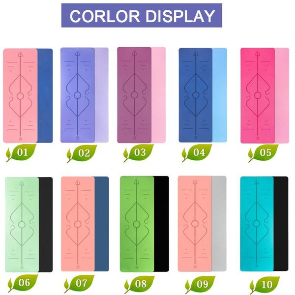 yoga mats tpe mat 6mm for beginners with position line gym fitness gifts women workout exercise accessories home
yoga mats tpe mat 6mm for beginners with position line gym fitness gifts women workout exercise accessories home