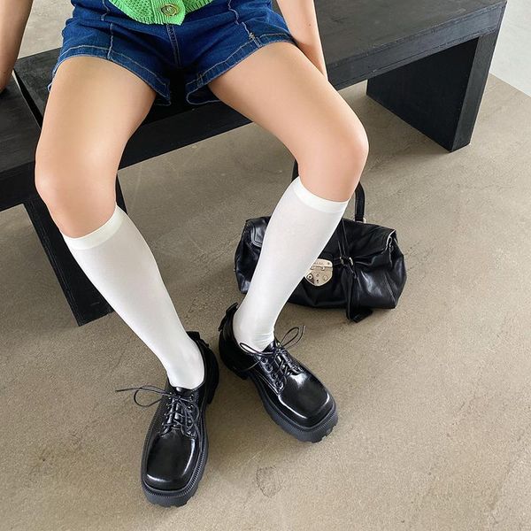 dress shoes the 2021 platform leather british style thick heel lace-up single, Black
dress shoes the 2021 platform leather british style thick heel lace-up single, Black