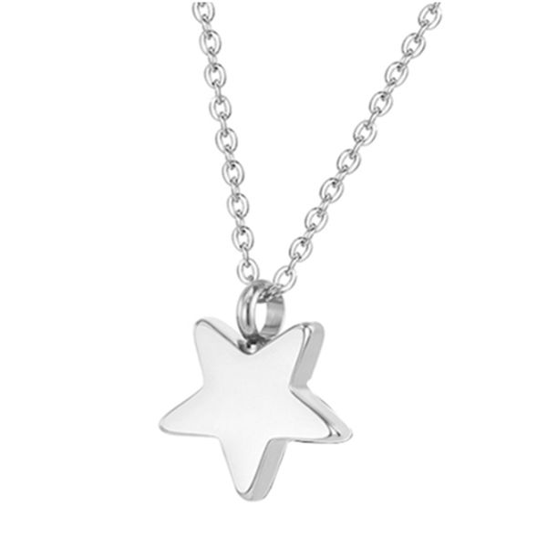 wholesale star pendant necklace cremation jewelry ashes urn ladies and men souvenir gifts can be opened, Silver
wholesale star pendant necklace cremation jewelry ashes urn ladies and men souvenir gifts can be opened, Silver