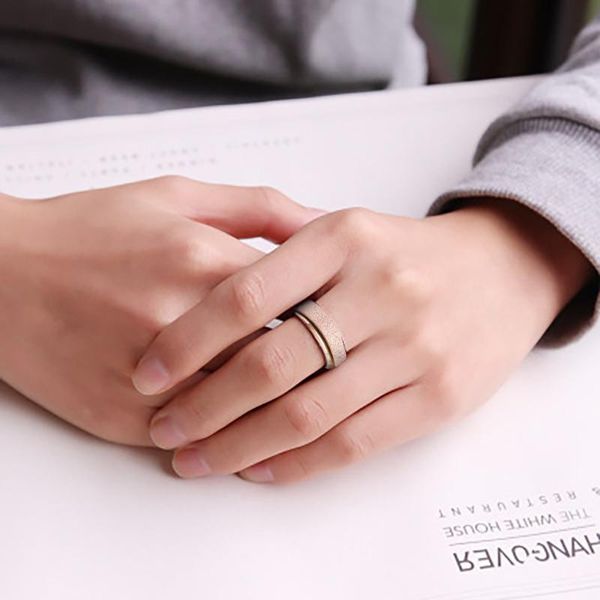 wedding rings design women stainless steel spinner ring sand blast finish comfort size 6-13 jewelry gift for engagement, Slivery;golden
wedding rings design women stainless steel spinner ring sand blast finish comfort size 6-13 jewelry gift for engagement, Slivery;golden