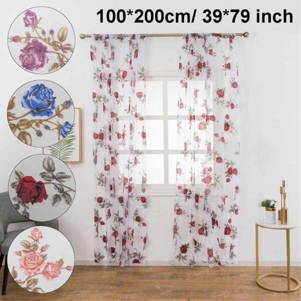 curtain & drapes 4 colors rose pattern heer flower curtains tulle for living room simple pastoral window screen voile bedroom
curtain & drapes 4 colors rose pattern heer flower curtains tulle for living room simple pastoral window screen voile bedroom