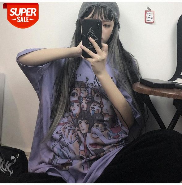 new korean version of harajuku style retro loose short-sleeved t-shirt female student half-sleeved tide #pc4d, White
new korean version of harajuku style retro loose short-sleeved t-shirt female student half-sleeved tide #pc4d, White