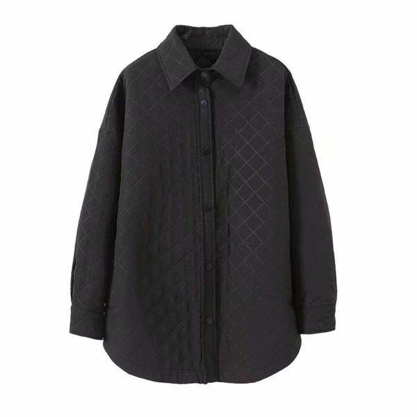 women's jackets parkas thin oversize shirt femme long sleeve black coat outerwear pocket overshirt, Black;brown
women's jackets parkas thin oversize shirt femme long sleeve black coat outerwear pocket overshirt, Black;brown