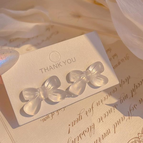 stud permih bow earrings simple stylish women shiny tranparent acrylic female 2021 trend fashion jewelry, Golden;silver
stud permih bow earrings simple stylish women shiny tranparent acrylic female 2021 trend fashion jewelry, Golden;silver