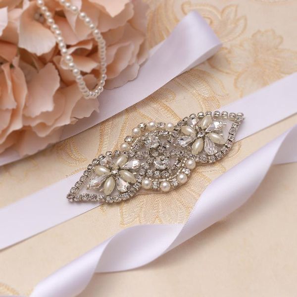 wedding sashes missrdress pearls belt silver crystal bridal sash stain rhinestones for party porm gown jk884, White
wedding sashes missrdress pearls belt silver crystal bridal sash stain rhinestones for party porm gown jk884, White