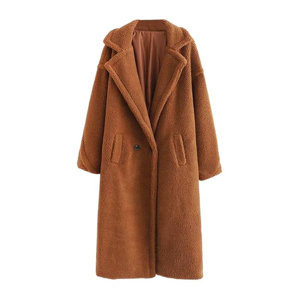 women's fur & faux 2021 women autumn long winter coat warm ladies teddy jacket female plush outwear #t2g, Black
women's fur & faux 2021 women autumn long winter coat warm ladies teddy jacket female plush outwear #t2g, Black