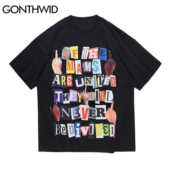 short sleeve tees hip hop streetwear men creative middle fingers letter print casual harajuku cotton t-shirts male 210602, White;black
short sleeve tees hip hop streetwear men creative middle fingers letter print casual harajuku cotton t-shirts male 210602, White;black