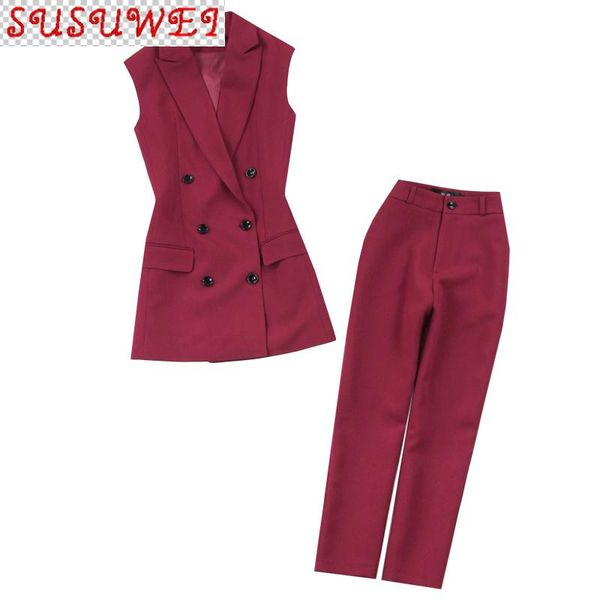 high-quality women's pants suits mid-length jacket casual vest in spring and autumn 2021 high waist trousers two piece, White
high-quality women's pants suits mid-length jacket casual vest in spring and autumn 2021 high waist trousers two piece, White