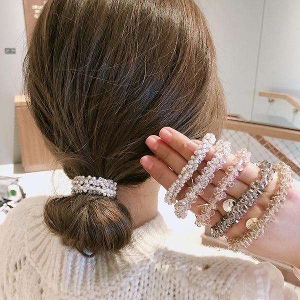 fashion style hair rope simple cute girls string crystal elastic rubber band for women trendy accessories headwear
fashion style hair rope simple cute girls string crystal elastic rubber band for women trendy accessories headwear